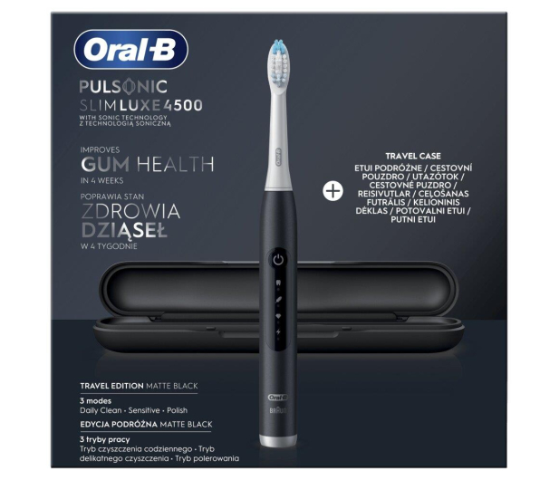 ORAL-B Pulsonic Slim Luxe 4500 Czarna - 1026865 - zdjęcie 2